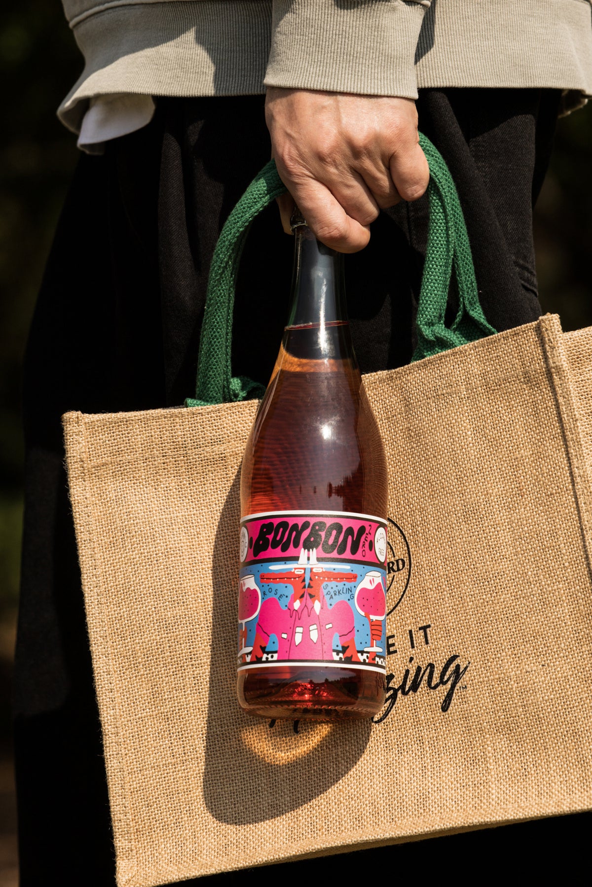 BonBon Zero Sparkling Rosé dealcoholized sparkling rosé wine, 750 mL bottle