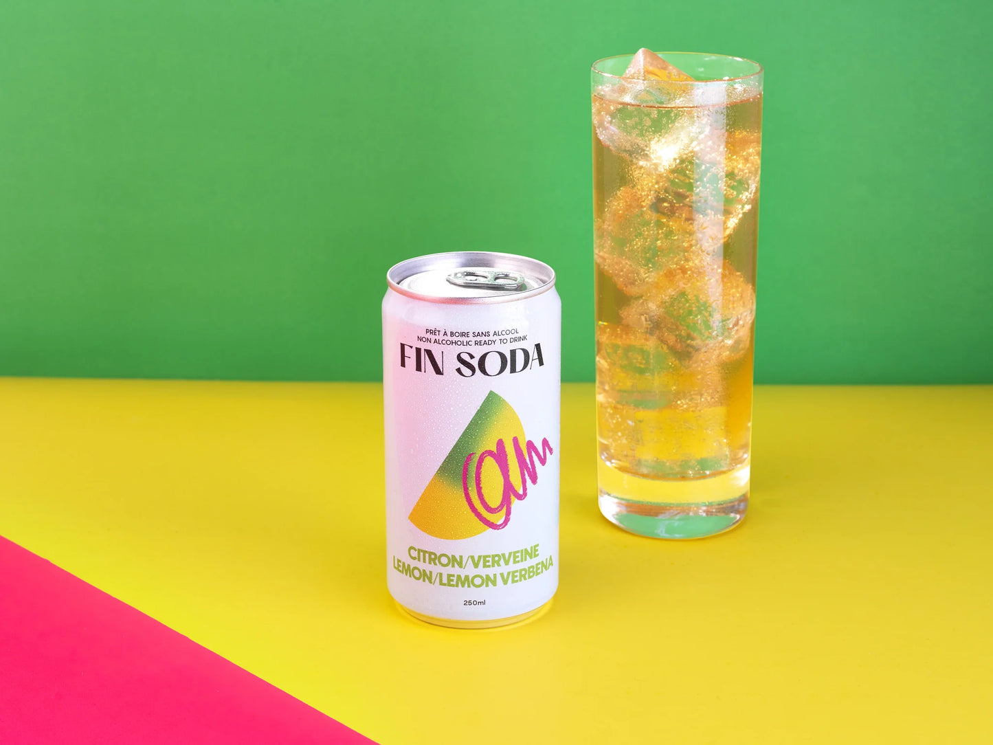Fin Soda Lemon Verbena Collins