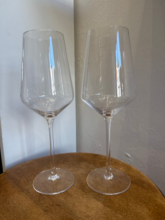 Burgundy Wine Glass Viski (set of 2)