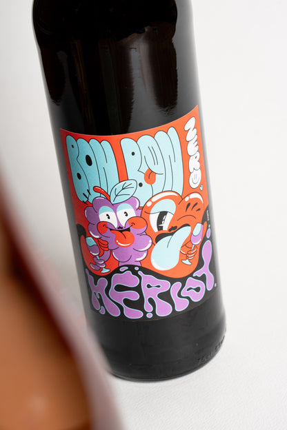 BonBon Zero Merlot dealcoholized red wine, 750 mL bottle