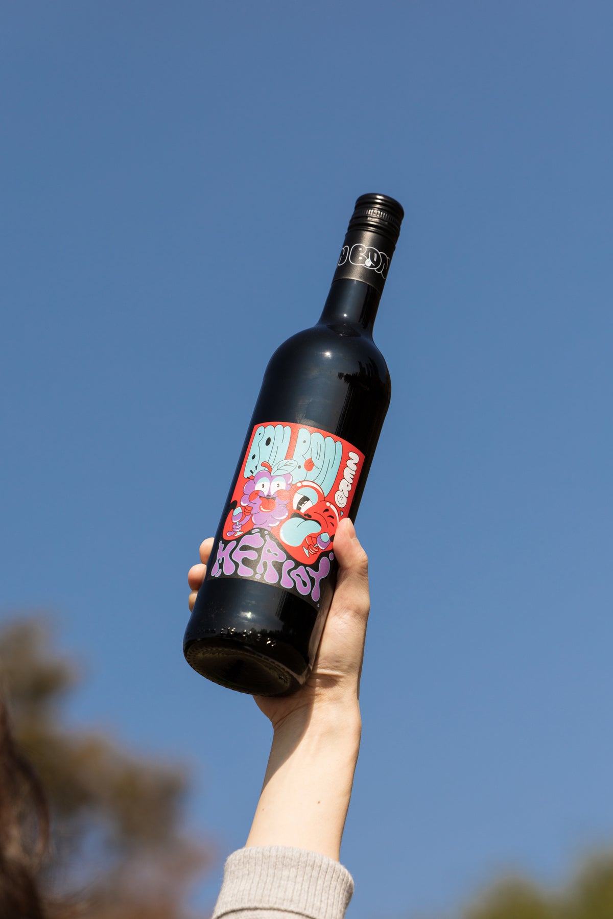 BonBon Zero Merlot dealcoholized red wine, 750 mL bottle