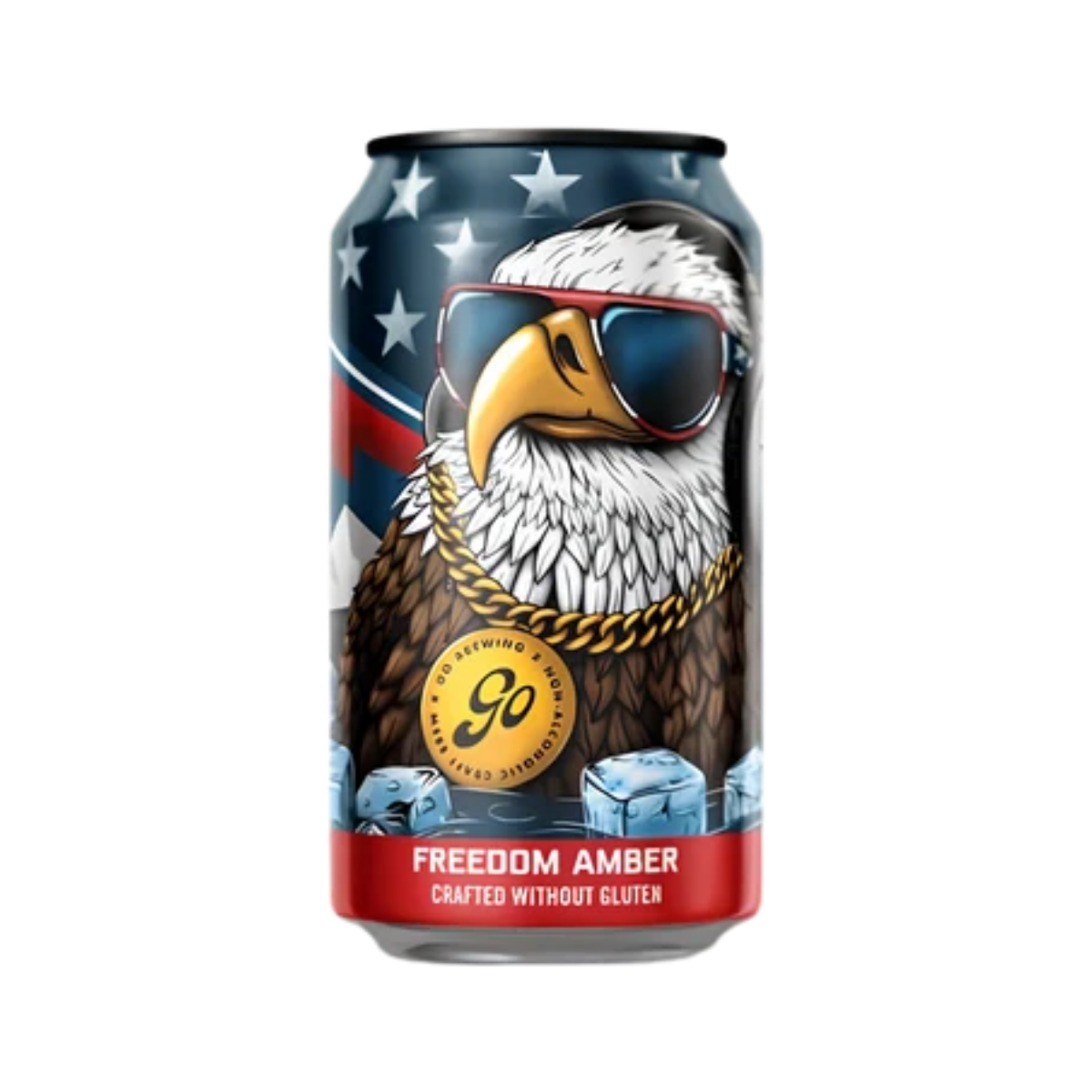 Go Brewing Freedom Amber 355 mL can